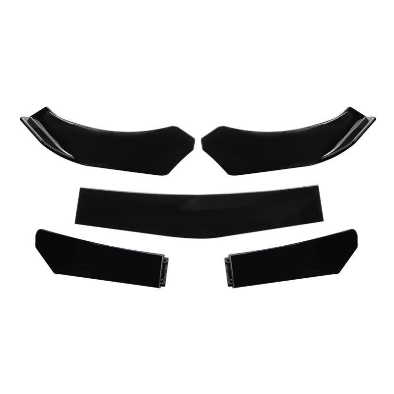 

5Pcs Universal Car Front Bumper Separator Bumper Lip Body Kit Duck Lip Separator ABS For BMW For Benz For Honda For Volkswagen чёрный