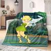 PeterPan Flannel Blanket for Bedrooms Sofas Beds Chairs Picnics Travel Cartoon Print Home Decor Unique Gift Various Sizes