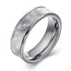 Two Color Fashion 316L Stainless Steel Jewelry Ring Natural Shell Wedding Rings for Women