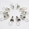 10PCS Stainless Steel Curtain Clips with Hook for Curtain, Photos, Home Decoration Outdoor Christmas Party Wire Holder