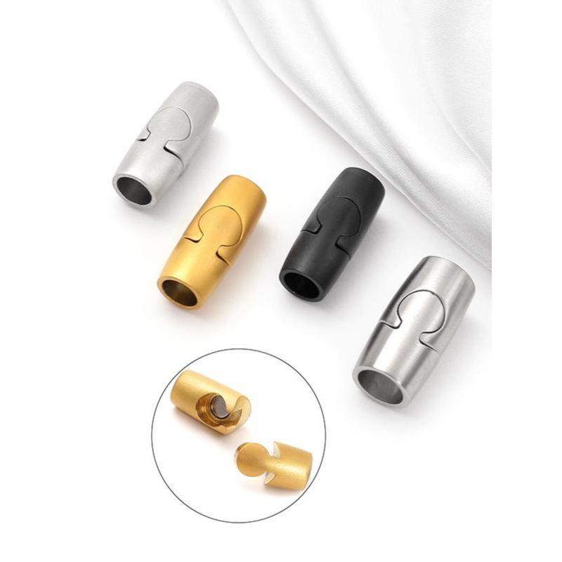 

Вязальный шнур клипса плетеный плоский кожаный шнур браслет чешуя дракона цепочка на запястье соединительная круглая пряжка головная пряжка нержавеющая сталь 316 магнитная пряжка Steel color inner diameter 6mm