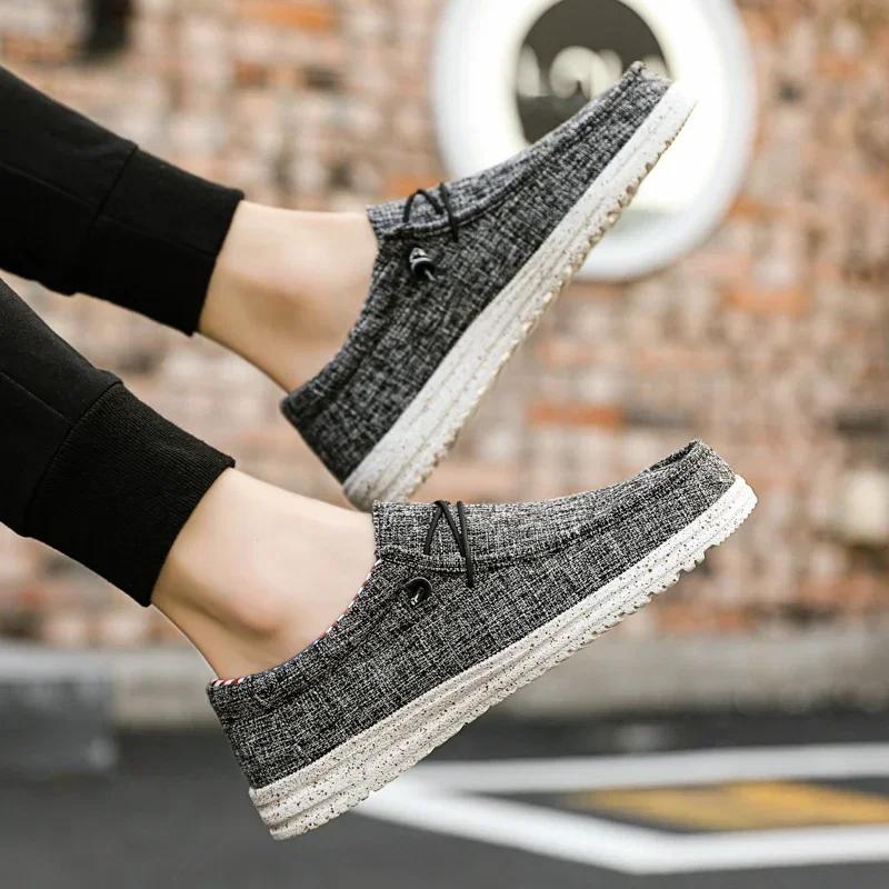 Men's Casual Shoes Light Non-slip Loafer Flat Shoes Outdoor Sneakers Vulcanized Shoes for Men