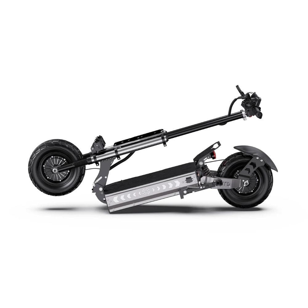 Skládací elektrická koloběžka OOTD T90, motor 6000 W, baterie 60 V 31,2 Ah, maximální rychlost 85 km/h, dojezd 100 km, 13palcová kola