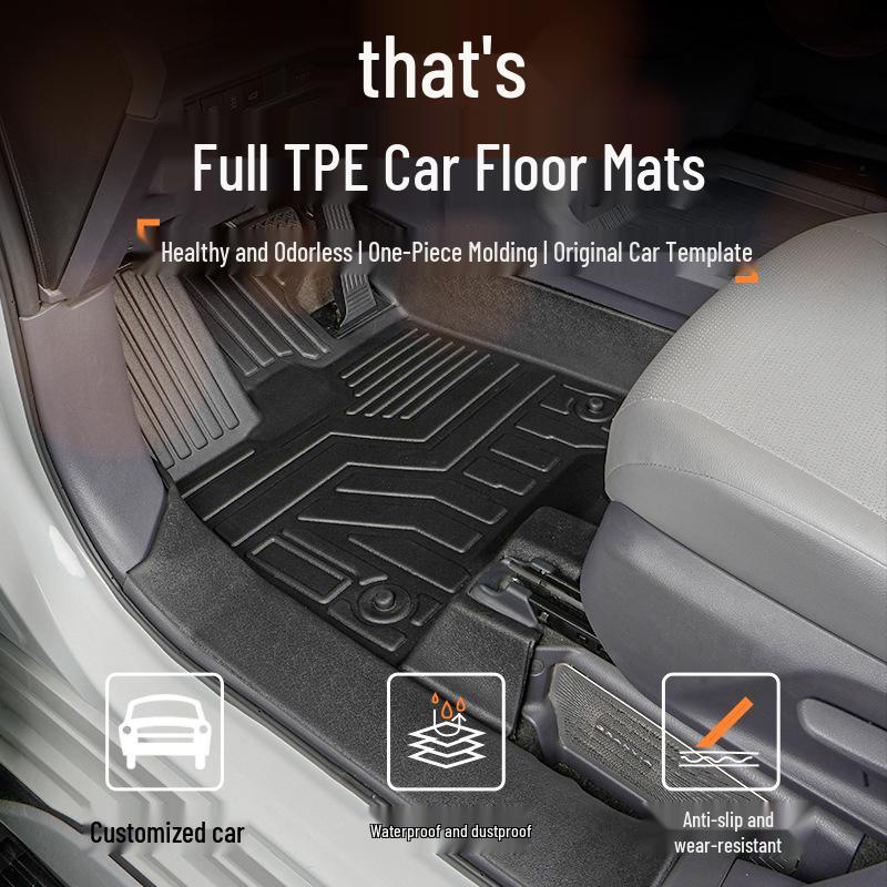 Toyota Sienna TPE Floor Mats for 7-Seater, First Row, 2021-2025