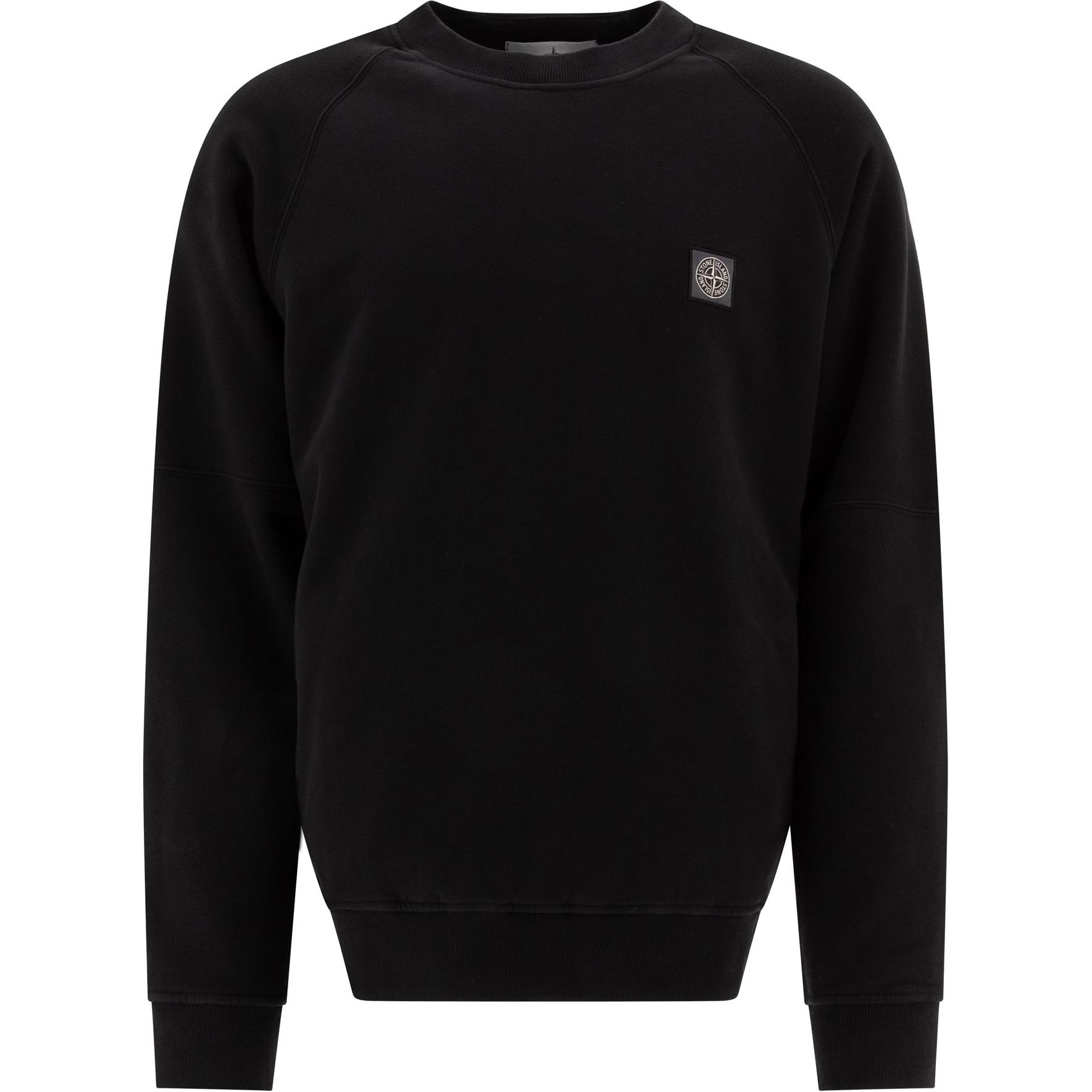 

Stone Island Compass Patch Logo Sweatshirt Black Men Tops 811560252-V0029 XXXL