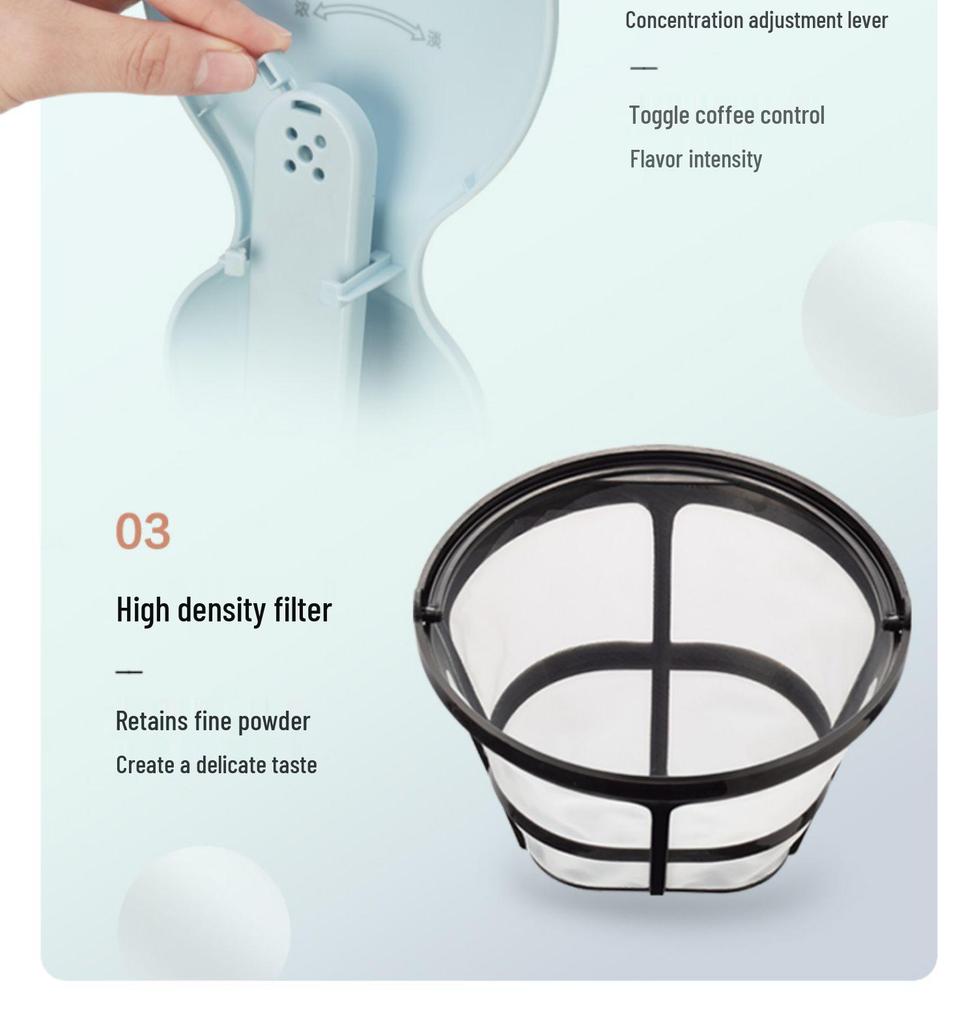 Dual-Use Automatic American Drip Coffee & Tea Maker for Home and Office