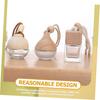 SUPVOX 4pcs Perfume Pendant 8Ml Car Essential Oil Hanging Bottle Glass Perfume Air Freshener Diffuser Pendant Car Oil Diffuser Car Accessories