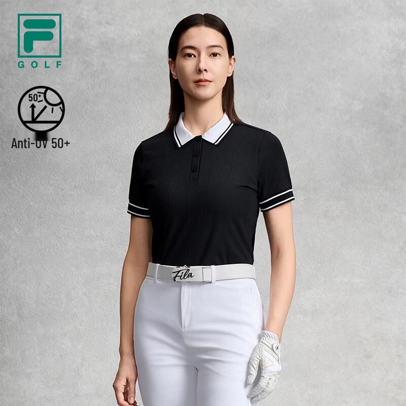 FILA Women s Knit Short Sleeve Golf Polo Shirt M