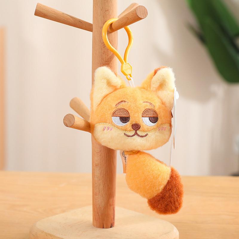 Animal Zootopia Sweet Plush Keychains Featuring Judy And Nick Perfect For Occasion Any