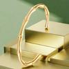 High-End Women's Stainless Steel Bracelet - Non-Fading, Titanium Steel, Elegant Buckle Jewelry