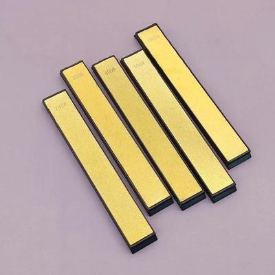 240/400/600/1000 Grit Golden Titanium Plated Diamond Fixed Angle Sharpener Sharpening Stone Whetstone Oilstone Honing Grindstone