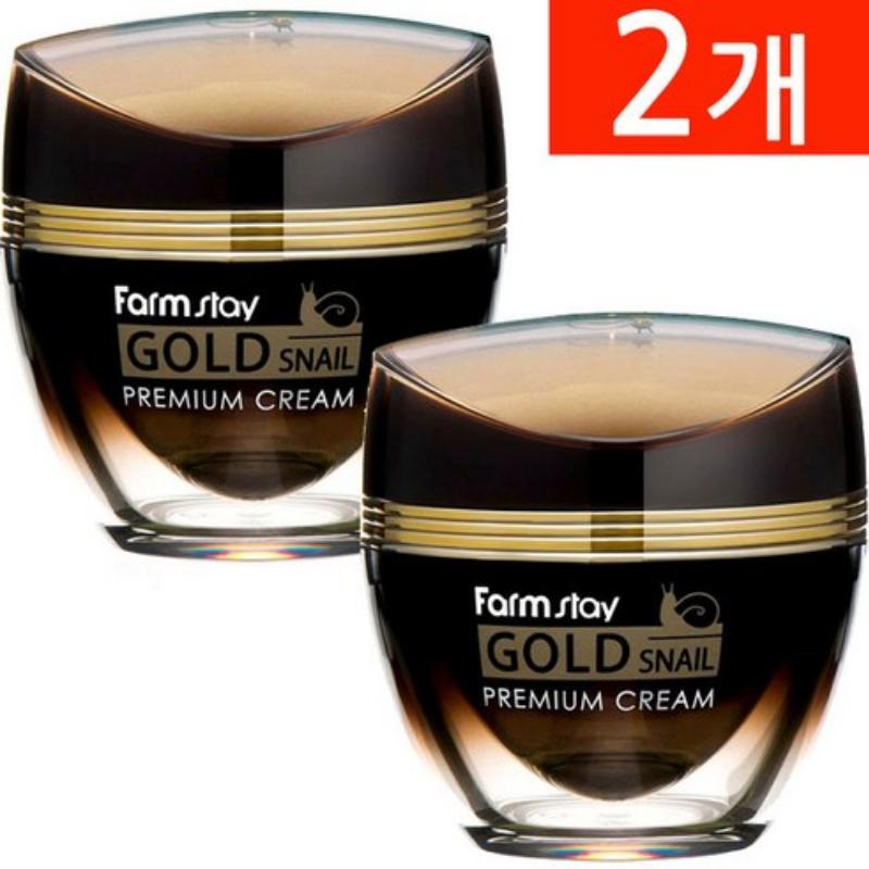 

FARM STAY Moisturizing Cream with Snail Mucin 50ml*2ea