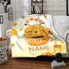 Honey Bee Love Home Customize Your Name Blankets Soft Cozy Lightweight Allseason Multipurpose Blanket For Picnics Sofas Offices Beds Living Rooms