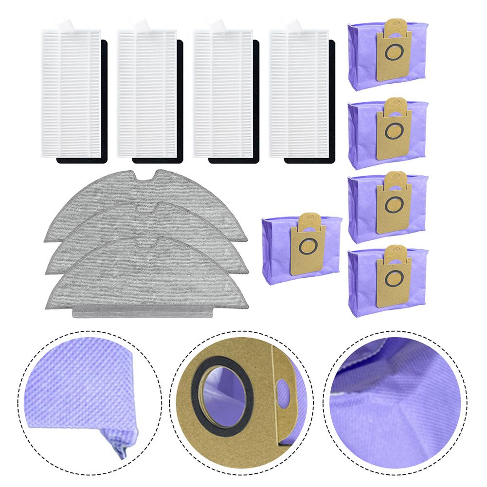 1 Set For RoboVac LR30 For Hybrid/LR30 For Hybrid+ LR20 Mopping Cloth Filter Kit Vacuum Cleaner Accessories To Replace