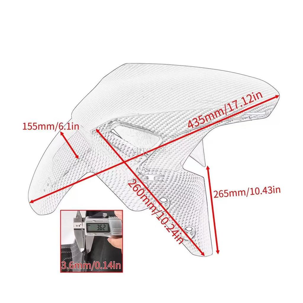 Motorcycle Accessories Front Mudguard Fender Wheel Tire Hugger Splash Guard Fairing Cover For Kawasaki Z 900 2017-2025 2023 Z900