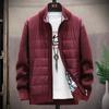 Autumn Winter Korean O-Neck Men's Sweaters with Thick and Velvet Men's Cardigan Knitted Sweatercoats Solid Jacket Men