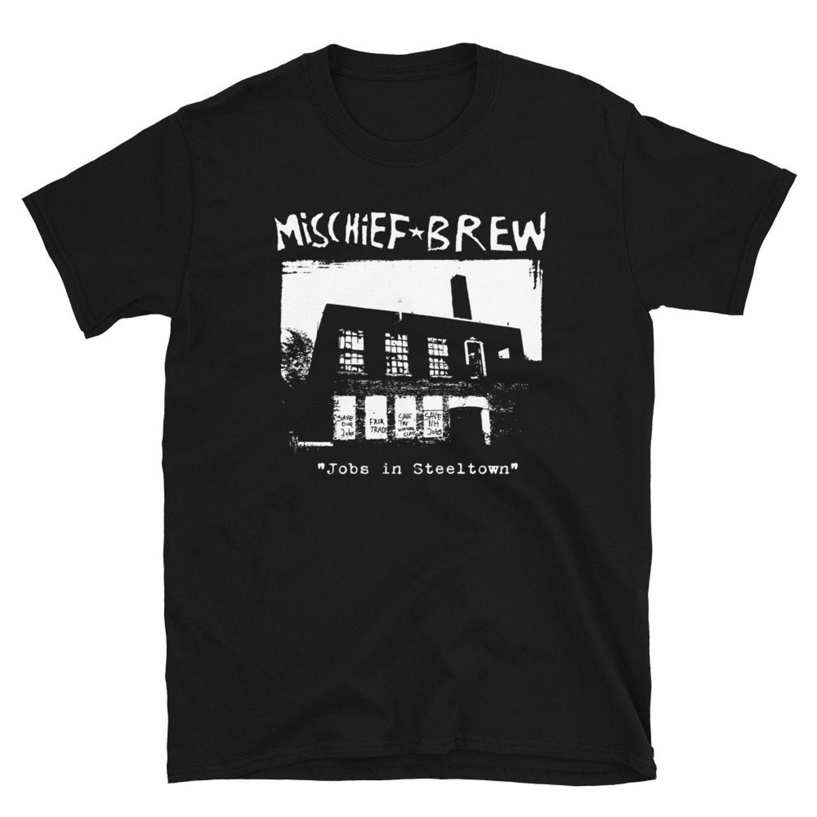 Mischief Brew T-Shirt, Erik Petersen Folk Punk Anarcho-Punk DIY Music Unisex Tee 2XL
