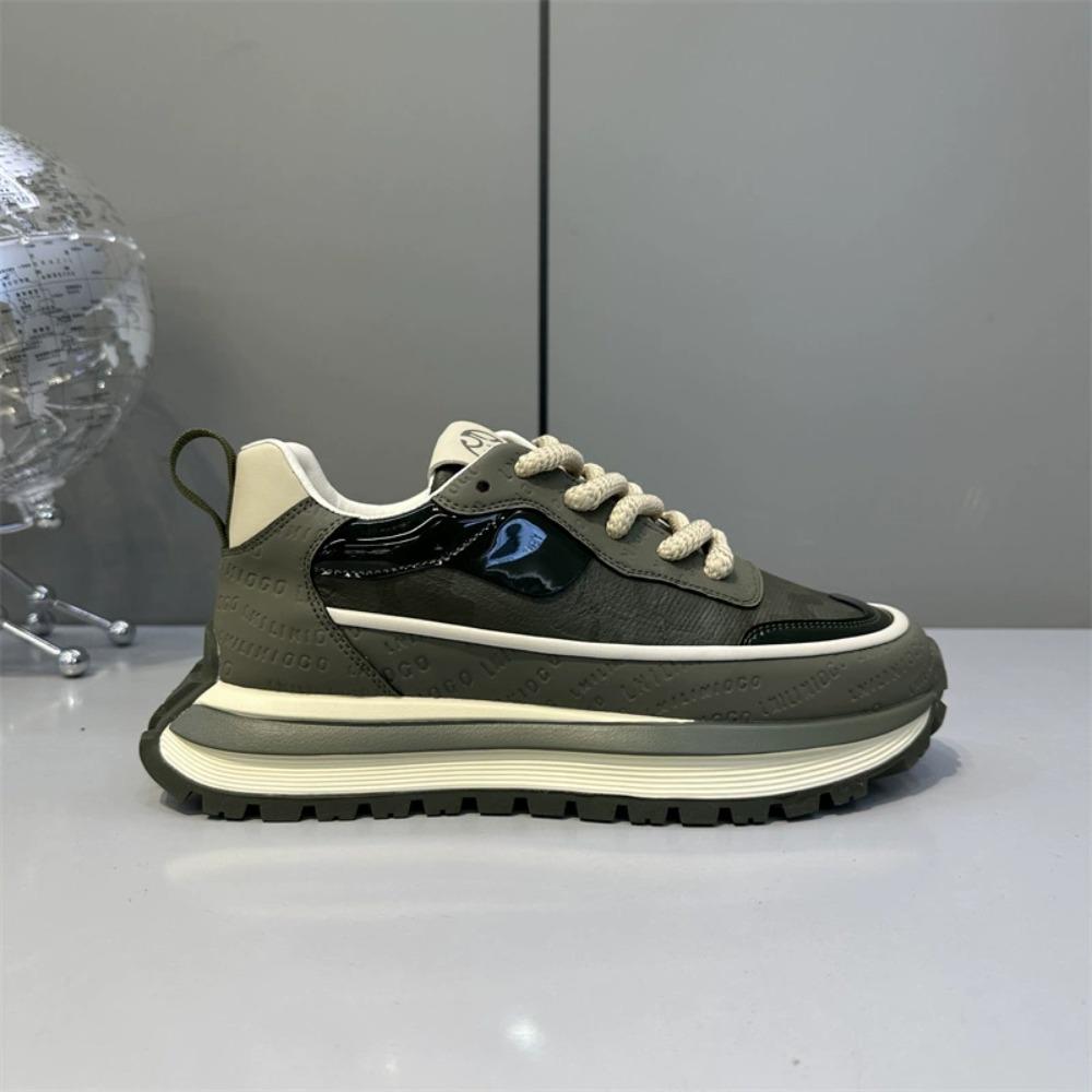 Men's Shoes British Style Walking Sneakers Men Fashion Casual Sneaker Men Winter Street Style Platform Shoes Male Punk