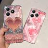 Couple Love Heart Back Case For Realme Narzo N61 N63 Realme C63 C61 Transparent Soft TPU Slim Silicone Phone Cover Fashion Capas