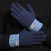 Plush Thick Warm  Gloves Windproof Fleece Gloves Daily Full Finger Gloves  for Winter