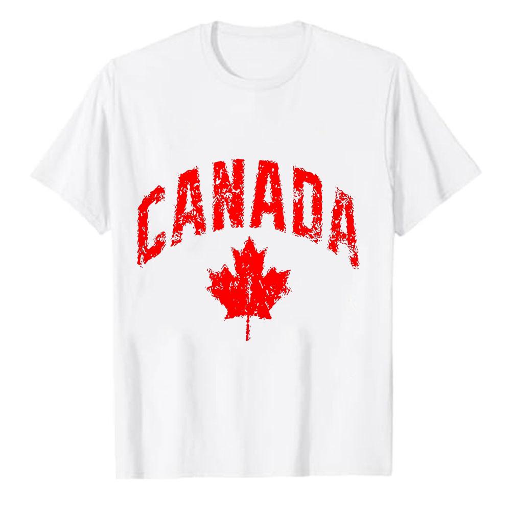 Canada Day Shirt Maple Leaf Funny Canada T Shirt Patriotic Novelty Canada Day Clothes Unisex Unisex Graphic T Shirts Tops Harajuku