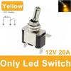 Auto Car Boat Truck Illuminated Led Toggle Switch ON OFF With Safety Aircraft Flip Up Cover Guard 12V20A transparent