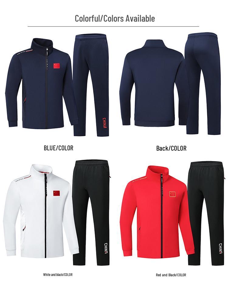 Unisex Martial Arts Training Sportswear Set - Casual Coach/Student Team Uniform