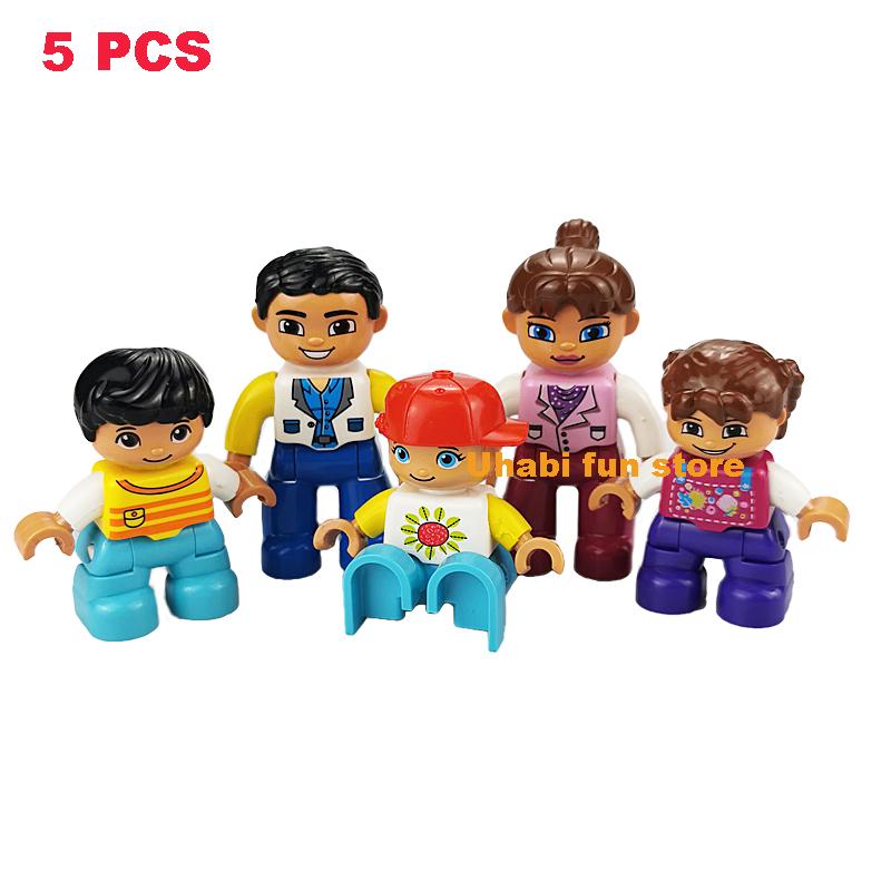 Multiple Models Big Size Building Blocks Farm Ocean Dinosaur Zoo Animals Series Set Assemble Education Toys For Children