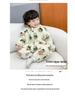 Comodo Pigiamino Tuta in Flanella per Bambini con Pile - Stile Autunno/Inverno Spesso Corallo Pile Abbigliamento Casa Sacco a Pelo per Dormire