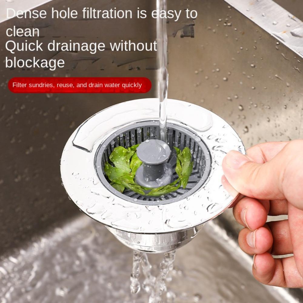 Unidirectional Drainage Sink Filter Anti-blocking Water Shut-off Cover Drain Filter  Kitchen