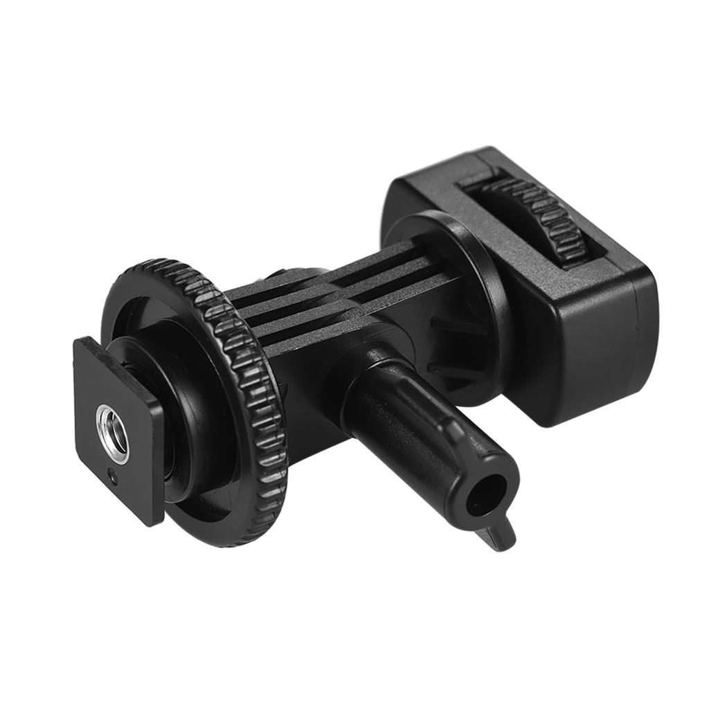 Universal Adjustable Cold Hot Shoe Mount Adapter with 1 4  Screw for Viltrox and Other Brands LED Light Video Monitor