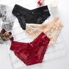 FF3127 See Through Sexy Cheeky Lingerie Women's Underwear Bow Lace Hipster Panty Brief Girls Ladies Panties Lace Women Panties