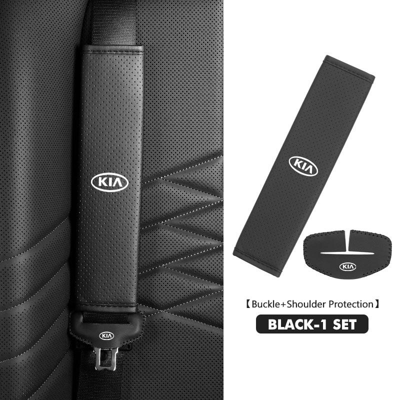 TTVF7 Universal Car Seat Belt Shoulder Protection Pad Accessories For KIA Ceed Sportage Rio K5 K2 Optima Cerato Proceed Venga