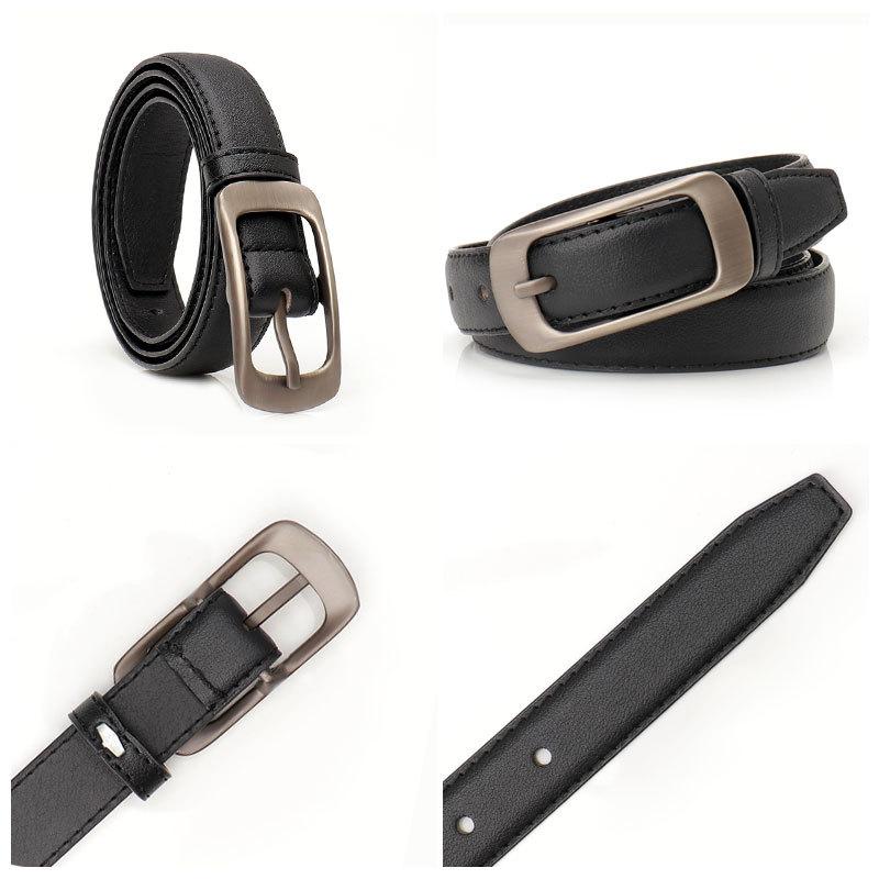 New Simple Casual Pin Buckle Women's Belt Versatile Suit Jeans Belt High-end Sense Men's and Lesbian Belt Women