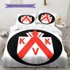 KV Kortrijk Bedding Quilt Set Quilt Cover Pillowcase Home Decoration Birthday Gift (1 * duvet cover + 2 * pillowcase, without core)