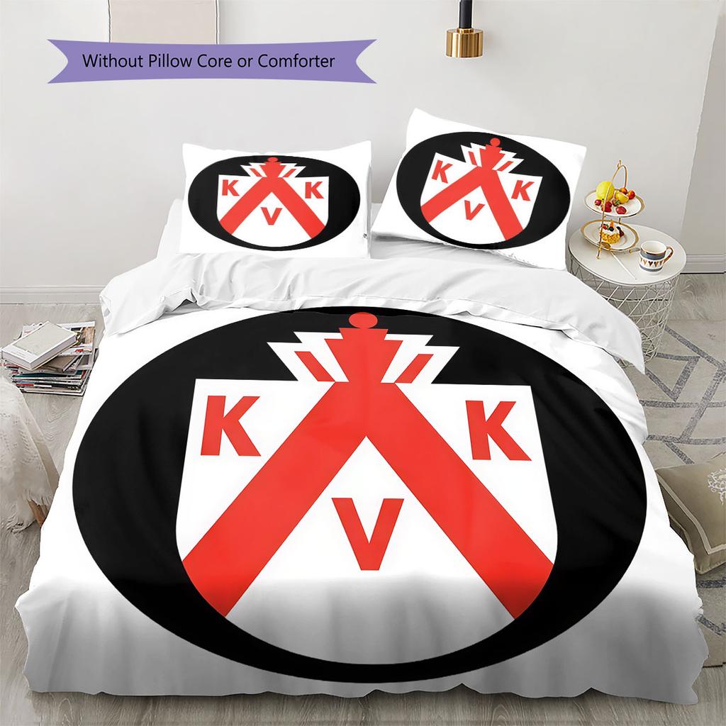 KV Kortrijk Bedding Quilt Set Quilt Cover Pillowcase Home Decoration Birthday Gift (1 * duvet cover + 2 * pillowcase, without core)