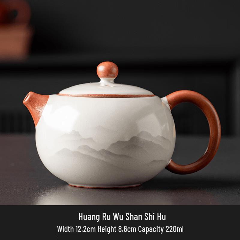 Tea Xun Simple Ceramic Xishi Teapot Set