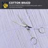 Cotton Cord Soft Knitting String DIY Craft Rope Handmade Braided Easy Clean Durable Long Lasting Fun Gift Idea
