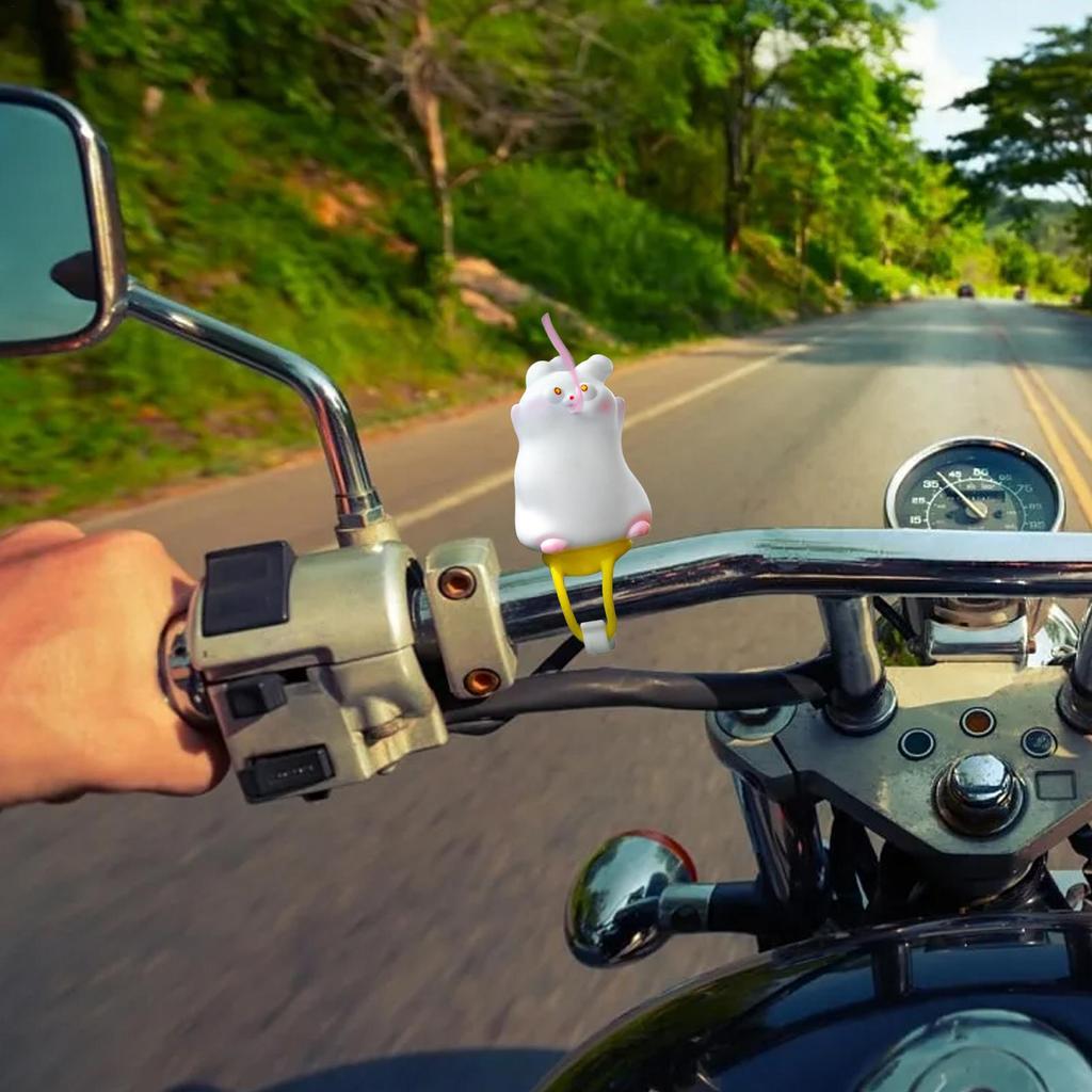 Bike Handlebar Decoration Cartoon Animal Electric Scooter Handlebar Decoration Waterproof Riding Stem Sports Accessory For
