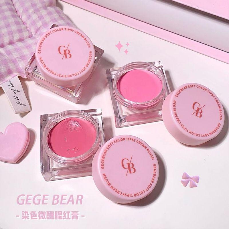 Gege Bear - Weiche Farbe Tipsy Cream Rouge für die Wangen - 1-4