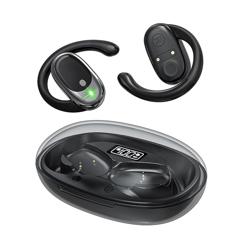 

OMMQ Bluetooth Earphones [2025 innovation model] open year Over-the-ear earphones] Wireless earphones Earphones that don t block your ears air
