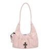 Niche retro Spice Girl armpit bag women's summer new high-value shoulder bag pleated dumpling bag