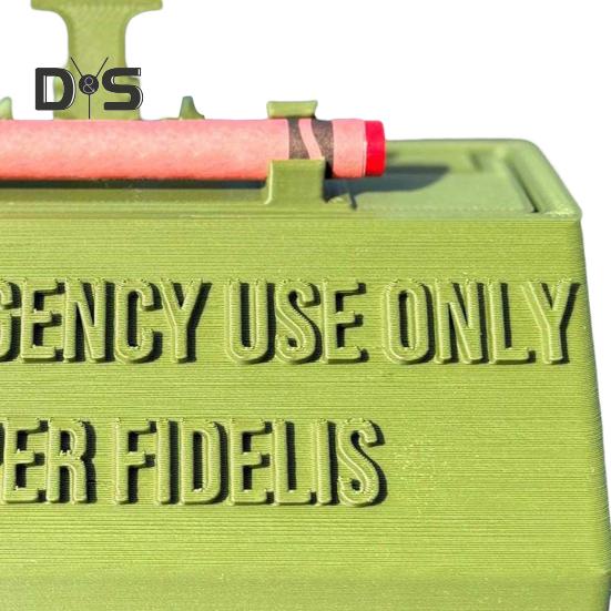 Crayon Holder Desk Ornament 3D Printed Crayon Storage Rack with Hidden Lifting Shelf Multifunctional Crayon Display Organizer Decoration