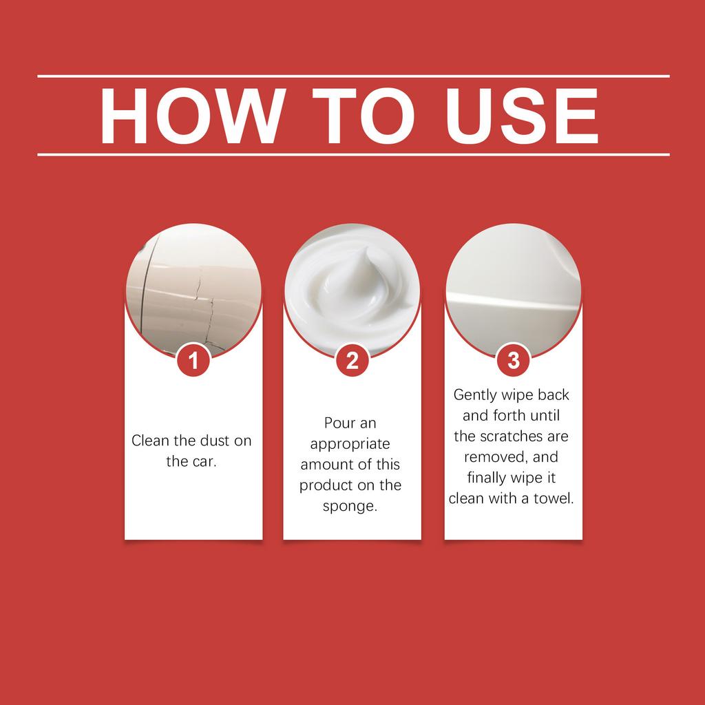 Car Scratch Care Wax Kit, Car Paint Scratch Restoration, Polishing, Sanding, Paint Surface Maintenance And Care.