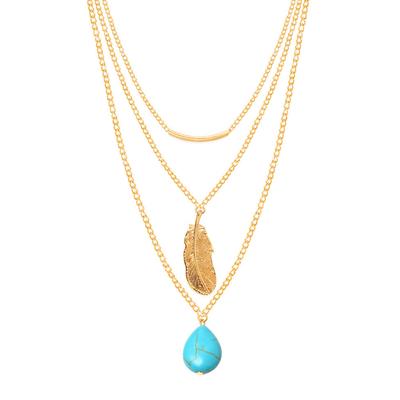 Fashion Chain Necklace Delicate Adjustable Leaves Elegant Sturdy Hanging Pendants Valentines Day Layered Necklaces for Women