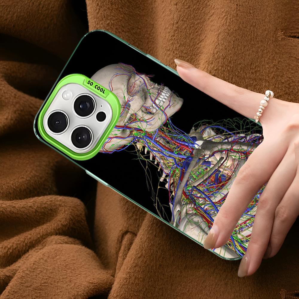 Medical Human Anatomy Phone Case For IPhone 16 15 14 13 12 11 Pro Max X XR XSMAX 8 7 Plus Matte Shockproof Back Cover