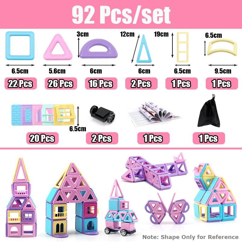 Blocks Building Magnetic Set Construction Toy Magnets Educational Toys Children