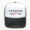 Freedom Red Signature Charlie Kirk Baseball Cap Summer Adjustable Unisex Mesh Breathable Snapback Hats Gorras