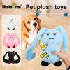 Pet Toy Plush Rabbit Sound Plush Toy for Dogs and Cats, Calming Toy for Pets