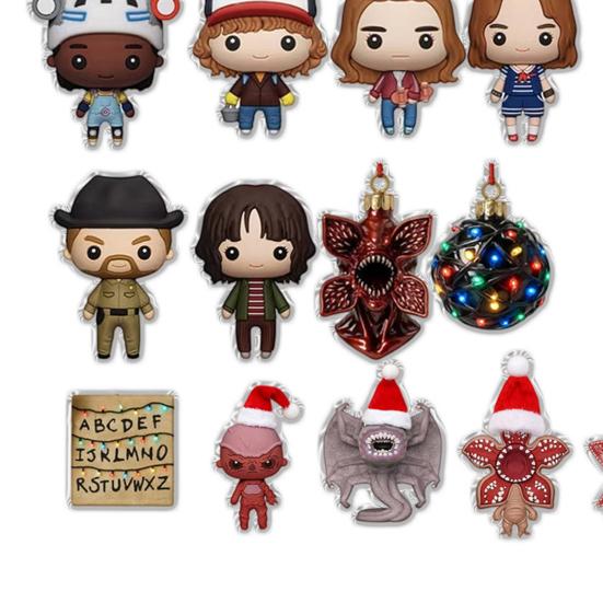 Stranger Things Advent Calendar 24 Day Christmas Countdown Box Multi-Functional Holiday Decorations for Kids Rooms Cars And Parties Festive Gift